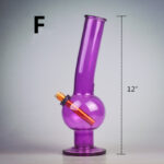 Rubber base glass smoking pipes water pipe - Image 6