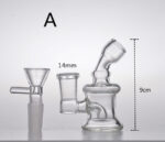 Small Glass water pipes mini Joint 14mm - Image 2