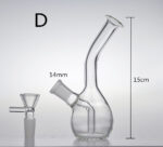 Small Glass water pipes mini Joint 14mm - Image 5