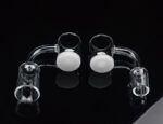 Quartz Banger carb cap white base for bong glass pipes - Image 3