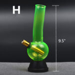Rubber base glass smoking pipes water pipe - Image 8