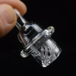 Quartz Banger Nail with Spinning Carb Cap  For Glass water pipe - Image 3