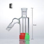 Bong ash catcher glass water pipes honeycomb perc - Image 2