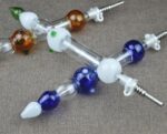 Glass smoke pipe Titanium nail Joint 14mm - Image 2