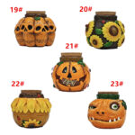 Handmade Ceramic Jar Tea Sugar Tobacco Storage jar Halloween - Image 4