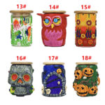 Handmade Ceramic Jar Tea Sugar Tobacco Storage jar Halloween - Image 3