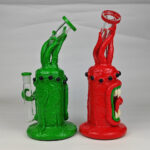 3D Octopus Monster Glass Bong with Quartz Banger - Image 3