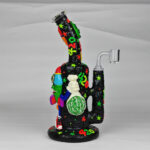 420 Cartoon Character Glass Dab Rig - Novelty Water Pipe