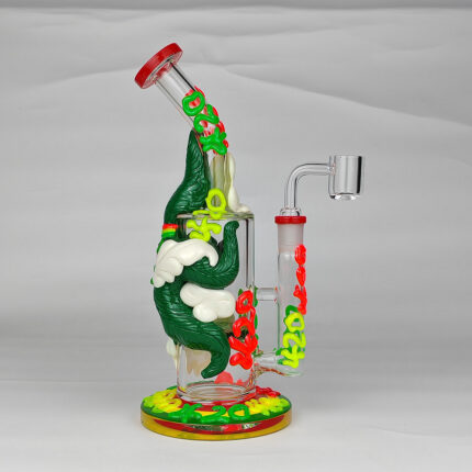 420 Cartoon Character Glass Dab Rig - Water Pipe