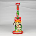 420 Mushroom Character Glass Dab Rig with Quartz Banger - Image 2