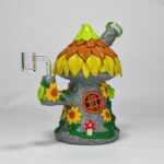 Cartoon Glass Bong Water Pipe with Quartz Bange - Image 2