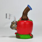 Cartoon Glass Bong Water Pipe with Quartz Bange - Image 2