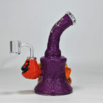 Cartoon Glass Bong Water Pipe with Quartz Bange - Image 2