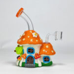 Cartoon Glass Bong Water Pipe with Quartz Bange - Image 2