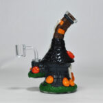 Cartoon Glass Bong Water Pipe with Quartz Bange - Image 2